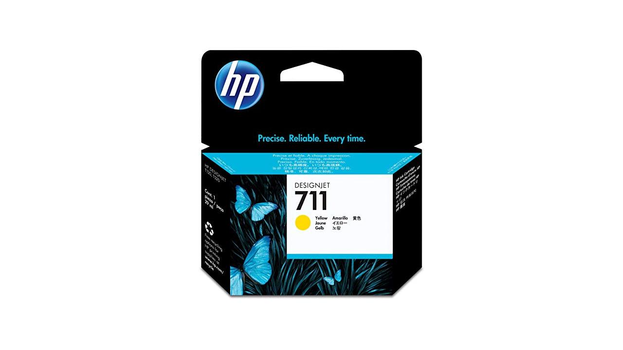 HP 711 Yellow Cartridge For HP DesignJet T120