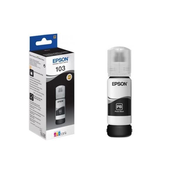 Epson 103 Black Ink Bottle For EcoTank (65 ml)