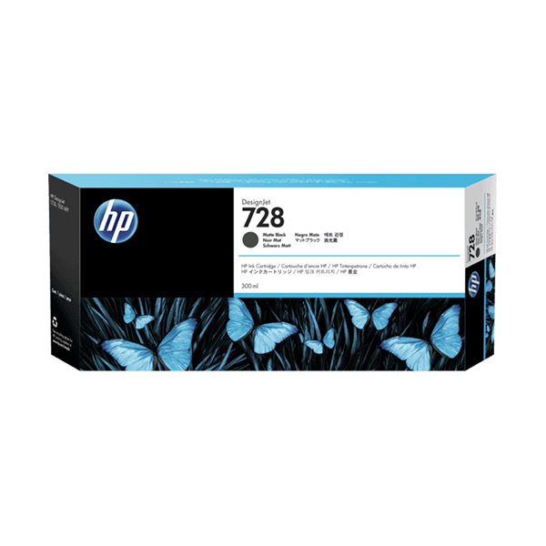 HP 728 Black Ink Cartridge (300ml)