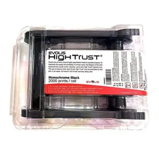 Evolis Ribbon 2000 Prints HighTrust Black Monochrome