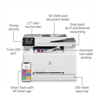 HP MFP M283fdn Color Printer LaserJet Pro