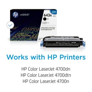 HP 643A (Q5950A) Black Toner Cartridge