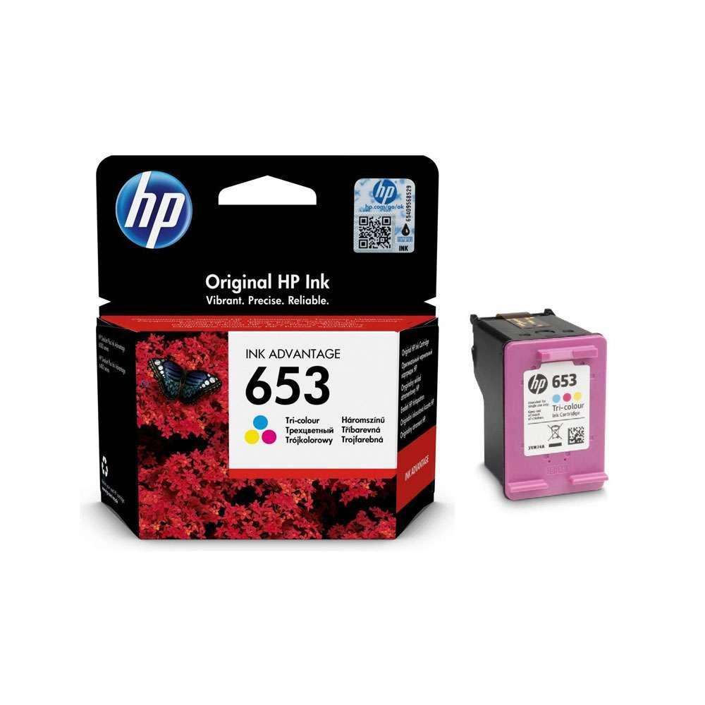 HP 653 Cartridge Ink (Tri-Color)