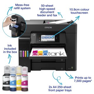 Epson Ecotank L6570 Printer With ADF Multifunction Inktank